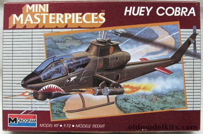 Monogram 1/72 Bell AH-1 Huey Cobra - Mini Masterpieces Issue, 5004 plastic model kit